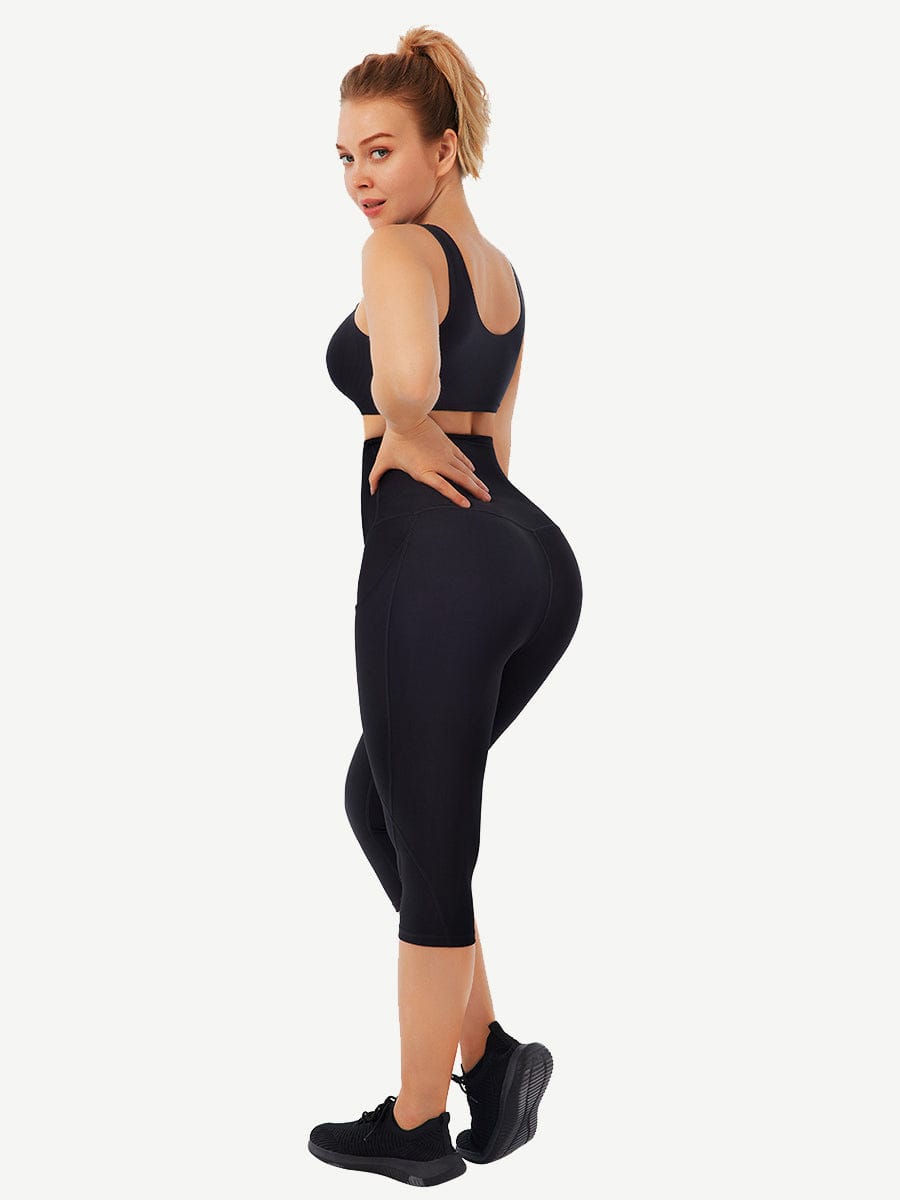 Mid-Rise Waist With Double-Layer With Pockets